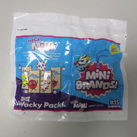 SONIC DRIVE IN WACKY PACK Mini Brands #15 Golden Tots New/Unopened RARE - Picture 1 of 5